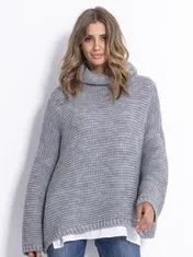 Fobya ženski pulover Linda siva S/M