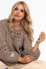 Fobya ženski pulover Camellia rjava S/M