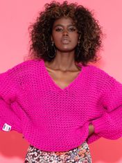 Fobya ženski pulover Rowan roza 40/42