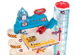 Ikonka Aga Parkirna garaža 5 nivojev Električno dvigalo + podloga + 8 avtomobilov