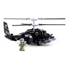 Sluban Model Bricks M38-B0752 Ka-50 Black Shark Fighter Helicopter