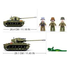 Sluban Army N38-B0860 2v1 srednji tank in protiletalski top