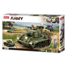 Sluban Army N38-B0860 2v1 srednji tank in protiletalski top
