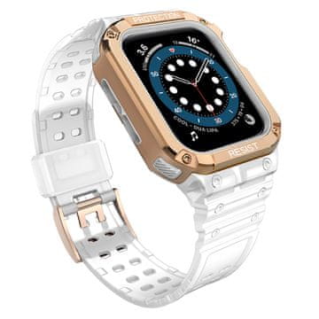 HURTEL Hurtel Protect Strap Band za Apple Watch 38/40/41mm, prozorna, rose gold