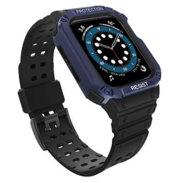 HURTEL Hurtel Protect Strap Band za Apple Watch 38/40/41mm, črna, modra