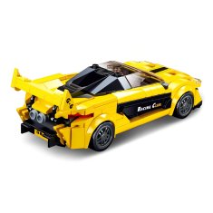 Sluban Model Bricks M38-B0956 Rumeni angleški športni avtomobil