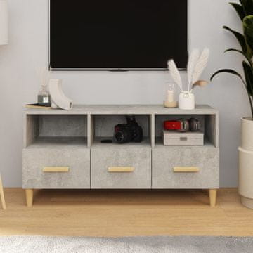 Vidaxl vidaXL TV stojalo betonsko sivo 102x36x50 cm