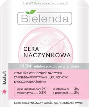 shumee Bielenda dnevna krema za zmanjšanje rdečice kapilarne kože 50 ml