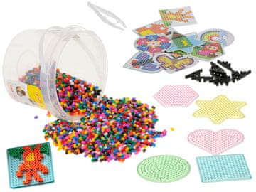 Ikonka Aga Kreativni likalni perlice BOX 5000 kos