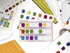 Aga Montessori igra - Štetje medvedov - 116 kosov