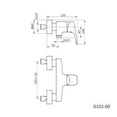 Prosan Armatura za tuš Ocean Lux 0152-00