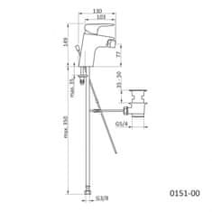 Prosan Armatura za bide Ocean Lux 0151-00