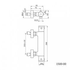 Prosan Termostatska armatura za tuš 1500-00