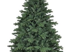 LAALU.cz Okrašeno umetno božično drevo s 73 okraski SILVER CHRISTMAS II 210 cm drevo s stojalom in božičnimi okraski