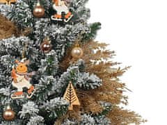 LAALU.cz Okrašeno umetno božično drevo SÓBÍNÍDÍLKA 60 cm z LED OSVETLItvijo V LONČKU