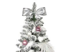 LAALU.cz Okrašeno umetno božično drevo POLAR PINK 60 cm z LED osvetlitvijo v cvetju