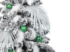 LAALU.cz Okrašeno umetno božično drevo POLAR GREEN 60 cm z LED OSVETLJALO V LONČKU