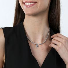 Morellato Tesori SAIW106 bleščeča srebrna ogrlica
