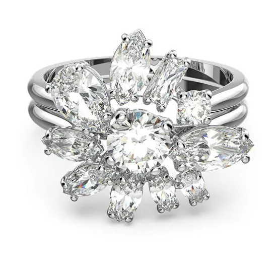Swarovski Bleščeč prstan s kristali Gema 5644663