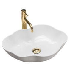 REA Umivalnik Pearl White