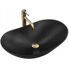 REA Royal 60 Black Mat umivalnik za pult