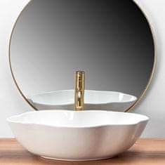 REA Umivalnik Pearl White