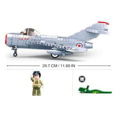 Sluban Model Bricks M38-B0983 MiG-15 jet fighter