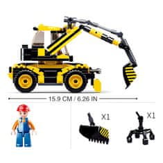 Sluban Town Builders M38-B0805 Kolesni bager