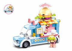 Sluban Girls Dream M38-B0993B Mobilna trgovina s hamburgerji