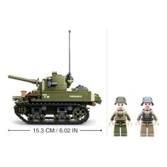Sluban Army M38-B0856 Small Allied Tank iz 2. svetovne vojne