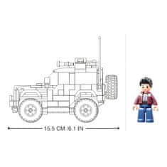 Sluban Model Bricks M38-B1013 Ameriški SUV Bronx