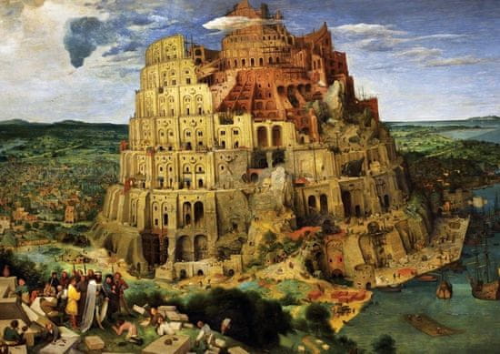 Art puzzle Puzzle Babilonski stolp 2000 kosov