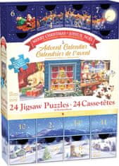 EuroGraphics Puzzle Adventni koledar: Vesel božič 24x50 kosov