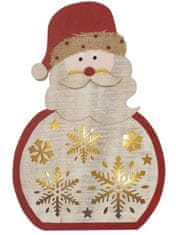 Emos 5 LED lesena dekoracija, božiček, 30 cm