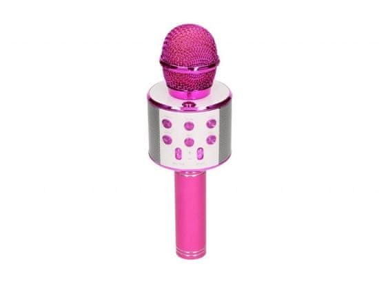Alum online Brezžični karaoke mikrofon WS 858 - roza