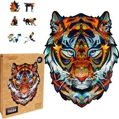 Puzzler Puzzle lesene, barvne - Mighty Tiger