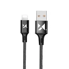 WOZINSKY Kabel USB Iphone Lightning 2,4A 1m črn