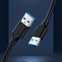 Ugreen Kabel USB 2.0 moški 0,5 m črn
