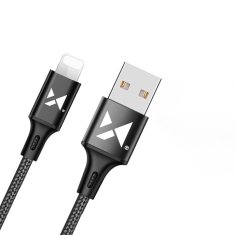 WOZINSKY Kabel USB Iphone Lightning 2,4A 1m črn