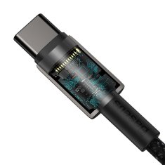 BASEUS Kabel USB-C - USB-C za hitro polnjenje 100 W, 2 m, črn