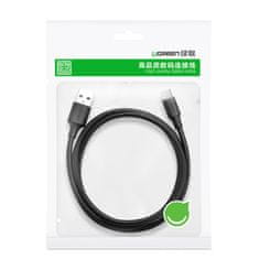 Ugreen Trpežni kabel USB - USB-C 480 Mbps 3A 1,5 m črn