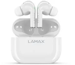 LAMAX Clips1 brezžične slušalke, bele