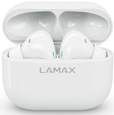 LAMAX Clips1 brezžične slušalke, bele