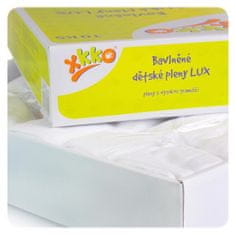 Bombažne plenice KIKKO Lux 70x70 (10 kosov) - Bela