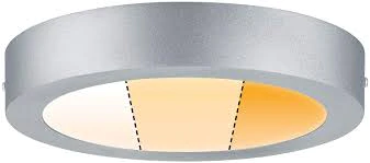Paulmann LED stropna svetilka CARPO 17 cm okrogla 10,2W 2300-3000K 750lm krom