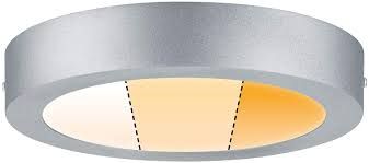 Paulmann LED stropna svetilka CARPO 17 cm okrogla 10,2W 2300-3000K 750lm krom