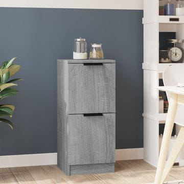 Vidaxl vidaXL Omarica, siva sonoma hrastova, 30x30x70 cm, material na osnovi lesa