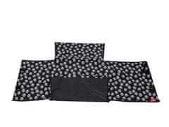 Ikonka Aga Avtomobilska podloga za pse 128 cm x 57 cm Črna