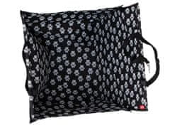 Ikonka Aga Avtomobilska podloga za pse 128 cm x 57 cm Črna