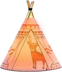 Paulmann Otroška namizna svetilka Twinkle Tipi Deer, 20cm, roza